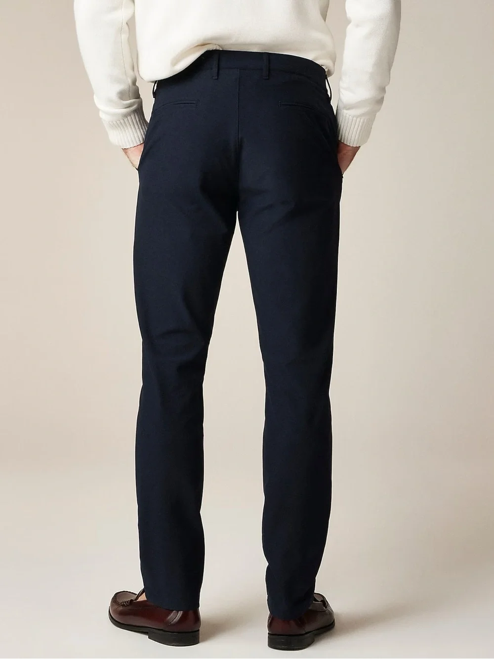 J. CREW 1040 Athletic Tapered-fit tech pant in Navy (DIN) Size 34/32 $128 CH147